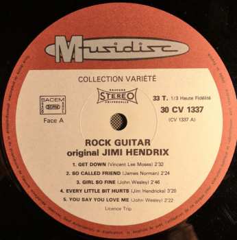 LP Jimi Hendrix: Rock Guitar