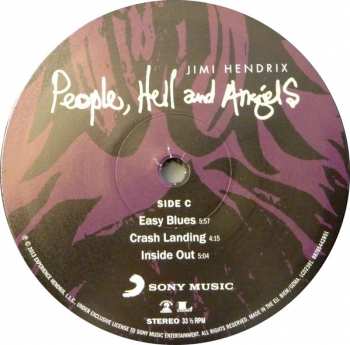 2LP Jimi Hendrix: People, Hell And Angels