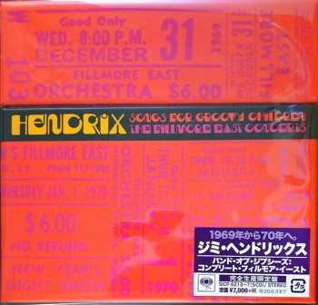5CD/Zestaw pudełkowy Jimi Hendrix: Songs For Groovy Children (The Fillmore East Concerts) LTD