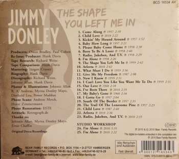 CD Jimmy Donley: The Shape You Left Me In