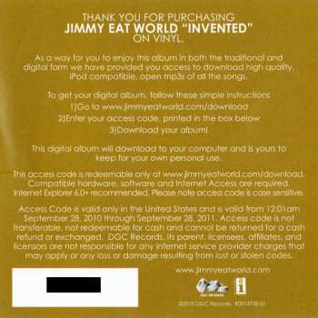 LP Jimmy Eat World: Invented