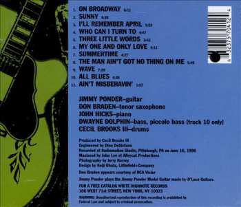 CD Jimmy Ponder: Ain't Misbehavin'