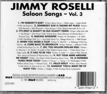CD Jimmy Roselli: Saloon Songs Vol. 3
