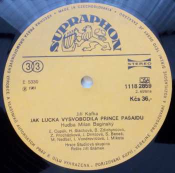 LP Jiří Kafka: Jak Lucka Vysvobodila Prince Pašajdu