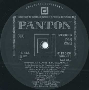 LP Jiří Malásek: Romantický Klavír Jiřího Maláska (3) (Romantic Piano Of Jiří Malásek)
