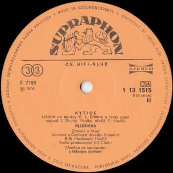 3LP/Zestaw pudełkowy Jiří Suchý: Kytice (3xLP + BOX + BOOKLET)