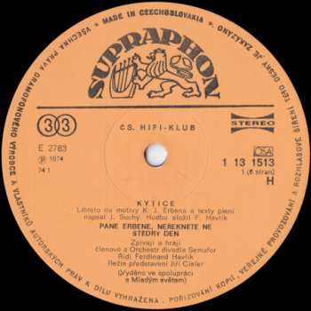 3LP/Zestaw pudełkowy Jiří Suchý: Kytice (3xLP + BOX + BOOKLET)