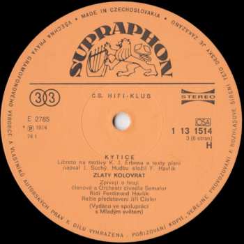 3LP/Zestaw pudełkowy Jiří Suchý: Kytice (3xLP + BOX + BOOKLET)
