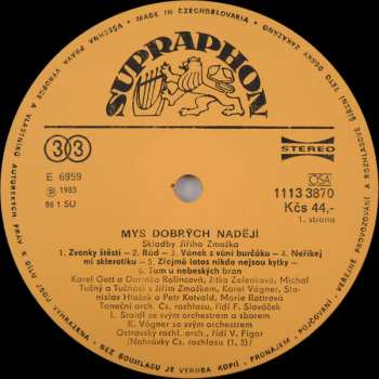 LP Jiří Zmožek: Mys Dobrých Nadějí