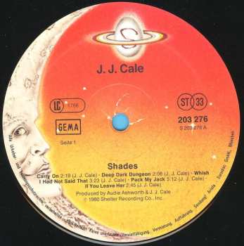 LP J.J. Cale: Shades