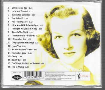 CD Jo Stafford: I Remember You