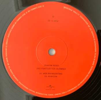 2LP Joakim Berg: Jag Fortsätter Glömma