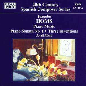 CD Jordi Masó: Piano Music Volume 2: Piano Sonata No. 1 • Three Inventions