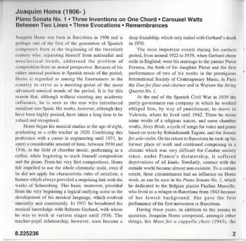 CD Jordi Masó: Piano Music Volume 2: Piano Sonata No. 1 • Three Inventions