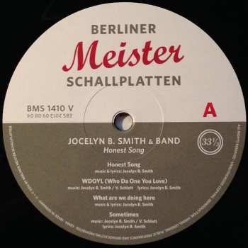 LP Jocelyn B. Smith: Honest Song LTD | NUM