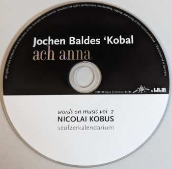 CD Jochen Baldes' Kobal: Ach Anna