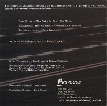 CD Joe Bonamassa: So, It's Like That