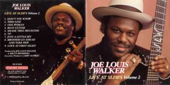 CD Joe Louis Walker: Live At Slim's Volume 2