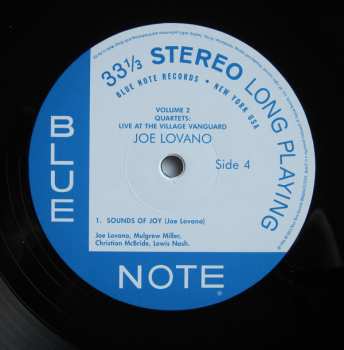 2LP Joe Lovano: Quartets: Live At The Village Vanguard Volume 2