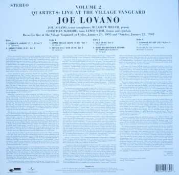 2LP Joe Lovano: Quartets: Live At The Village Vanguard Volume 2