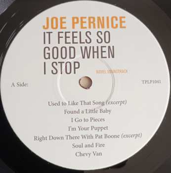 LP Joe Pernice: It Feels So Good When I Stop - Novel Soundtrack