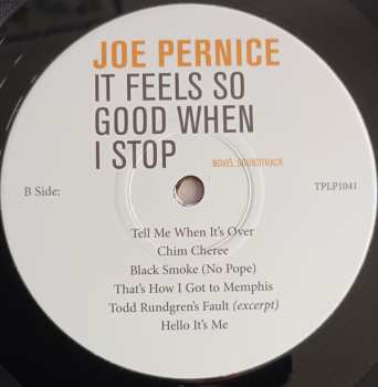 LP Joe Pernice: It Feels So Good When I Stop - Novel Soundtrack