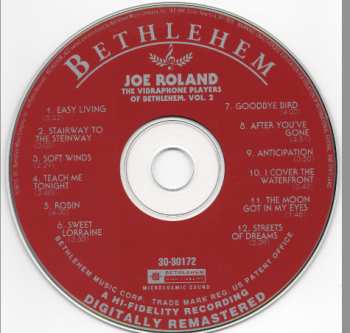 CD The Joe Roland Quintet: The Vibraphone Players Of Bethlehem, Vol. 2