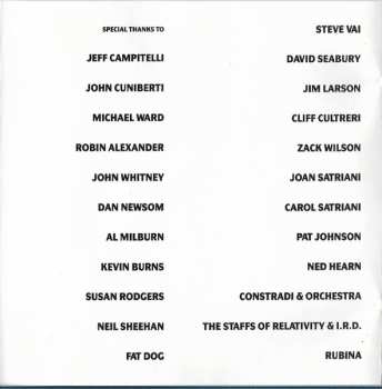 CD Joe Satriani: Not Of This Earth