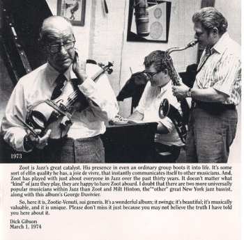 CD Zoot Sims: Joe & Zoot & More