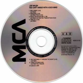 CD Joe Walsh: You Can't Argue With A Sick Mind