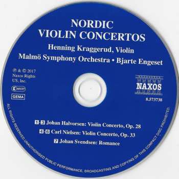CD Henning Kraggerud: Violin Concertos - Romance
