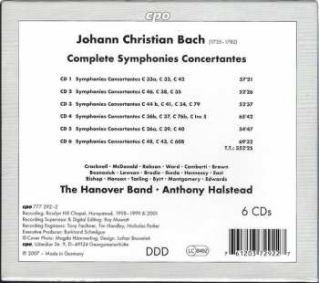 6CD/Zestaw pudełkowy Johann Christian Bach: Complete Symphonies Concertantes