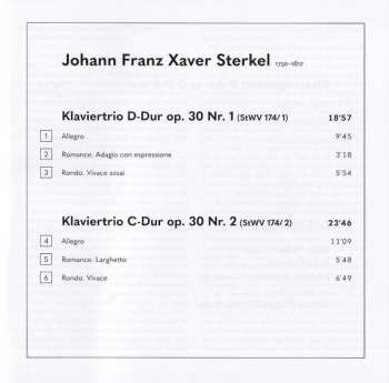 CD Johann Franz Xaver Sterkel: Piano Quartet ● 2 Piano Trios