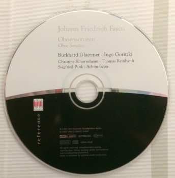 CD Johann Friedrich Fasch: Oboensonaten • Oboe Sonatas