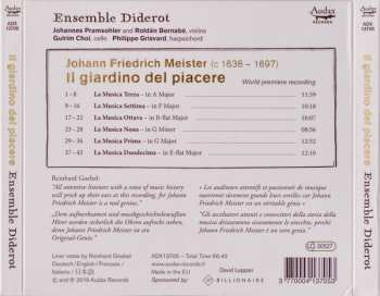 CD Ensemble Diderot: Il Giardino Del Piacere