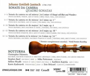 CD Johann Gottlieb Janitsch: Sonate Da Camera - Volume I