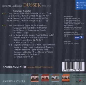 2CD/Zestaw pudełkowy Andreas Staier: Sonatas (Fantasia And Fugue)