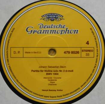 3LP/Zestaw pudełkowy Johann Sebastian Bach: 6 Sonaten Und Partiten Für Violine Solo BWV 1001-1006 LTD | NUM