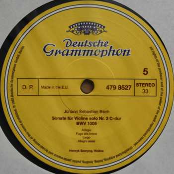 3LP/Zestaw pudełkowy Johann Sebastian Bach: 6 Sonaten Und Partiten Für Violine Solo BWV 1001-1006 LTD | NUM