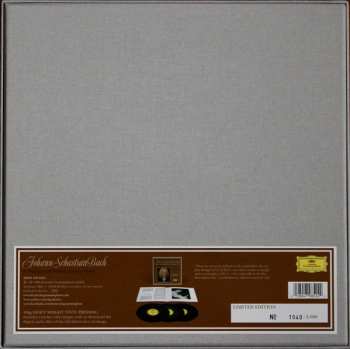 3LP/Zestaw pudełkowy Johann Sebastian Bach: 6 Sonaten Und Partiten Für Violine Solo BWV 1001-1006 LTD | NUM