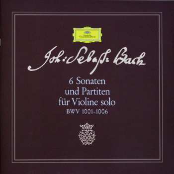 3LP/Zestaw pudełkowy Johann Sebastian Bach: 6 Sonaten Und Partiten Für Violine Solo BWV 1001-1006 LTD | NUM