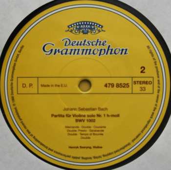 3LP/Zestaw pudełkowy Johann Sebastian Bach: 6 Sonaten Und Partiten Für Violine Solo BWV 1001-1006 LTD | NUM