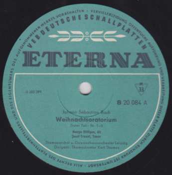 4LP/Zestaw pudełkowy Johann Sebastian Bach: Weihnachtsoratorium