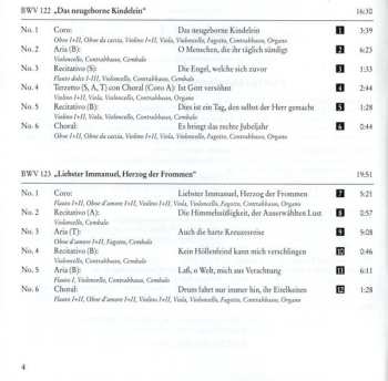 CD Johann Sebastian Bach: Cantatas BWV 122-125