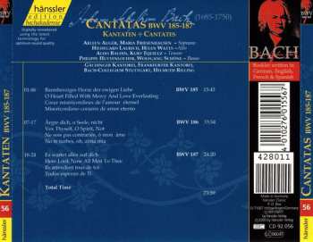 CD Johann Sebastian Bach: Cantatas BWV 185-187
