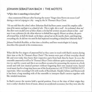 CD Johann Sebastian Bach: Die Motetten