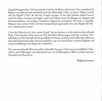 CD Johann Sebastian Bach: Die Motetten