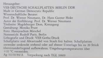 LP Johann Sebastian Bach: Gott Ist Mein König BWV 71 / Lobe Den Herren BWV 137 / Nun Danket Alle Gott BWV 192 (Kantaten)