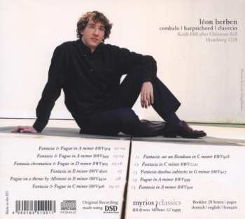 CD Johann Sebastian Bach: Fantasia & Fuge
