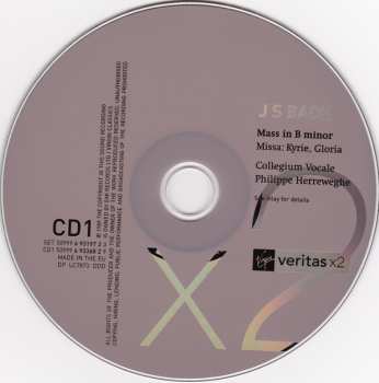 2CD Johann Sebastian Bach: Mass In B Minor